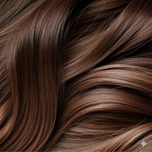 Chocolate hair colour swatch from the Hair AI app