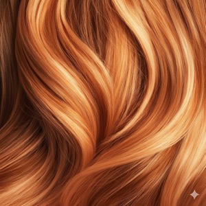 Copper hair color swatch from the Hair AI app