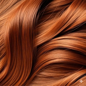 Ginger hair colour swatch from the Hair AI app