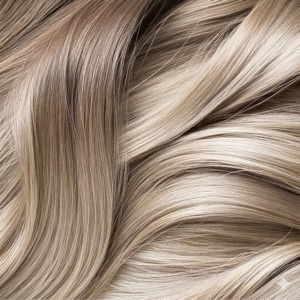 Platinum blonde hair color swatch from the Hair AI app