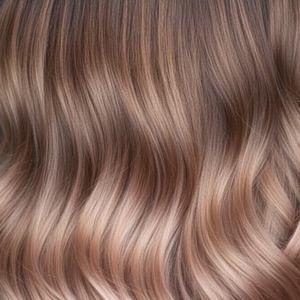Rose gold hair color swatch from the Hair AI app