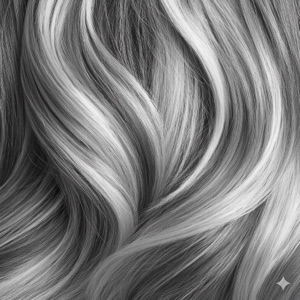 Silver Grey hair colour swatch from the Hair AI app