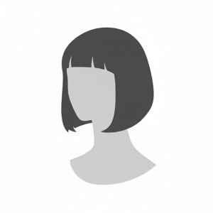 Blunt bob haircut silhouette