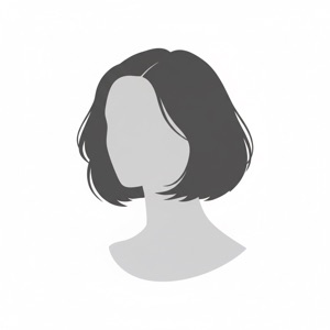 Italian bob haircut silhouette