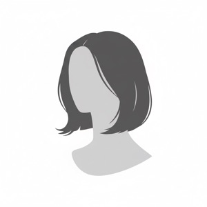Layered lob haircut silhouette