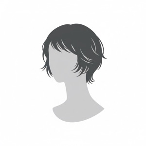 Feathered Pixie hairstyle preview from the Hair AI app